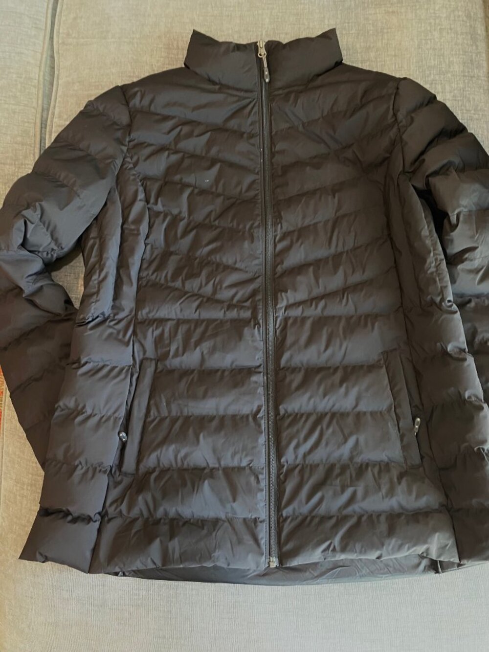 32 Degrees Heat Womens XL Black Lightweight Puffer Jacket Quilted Zip Pockets